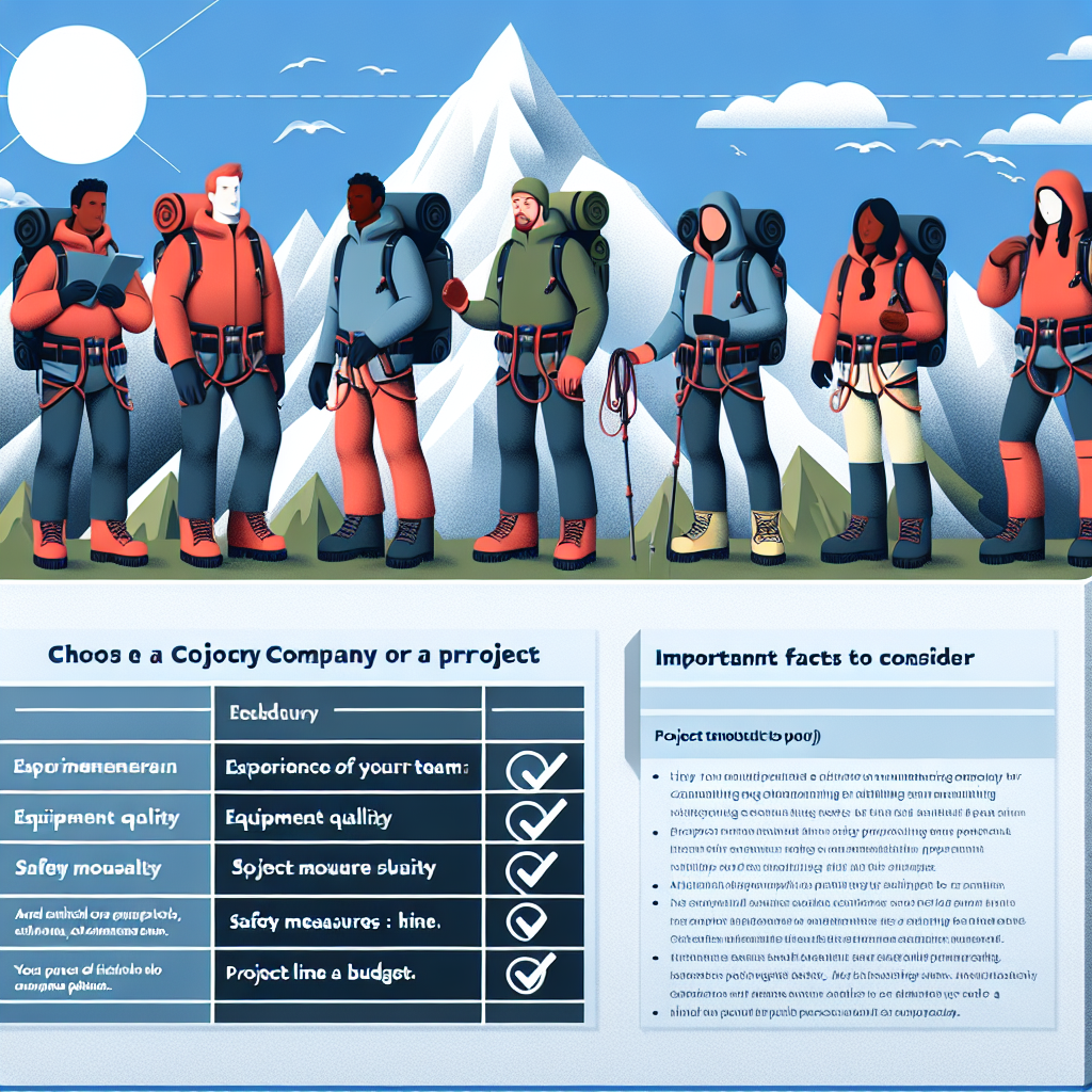 Jak wybrać firmę alpinistyczną do swojego projektu?